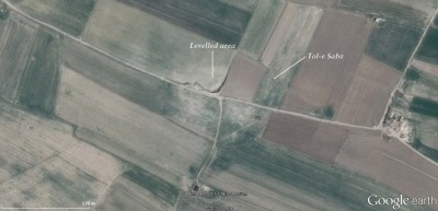 Figure 3. Tol-e Sabz (Google Earth 2015).